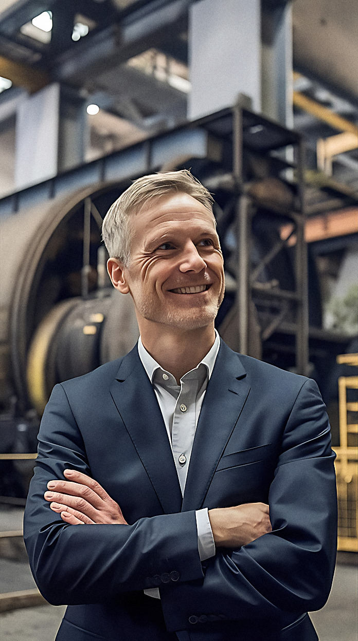 An industrial energy manager at a plant