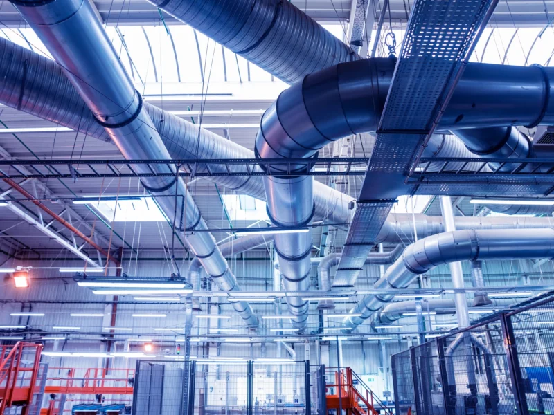 Industrial heat electrification plant