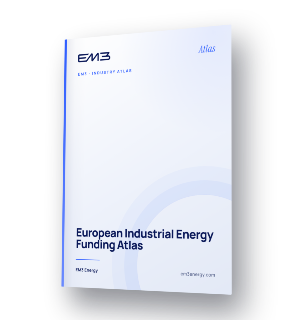 European Industrial Energy Funding Atlas report cover