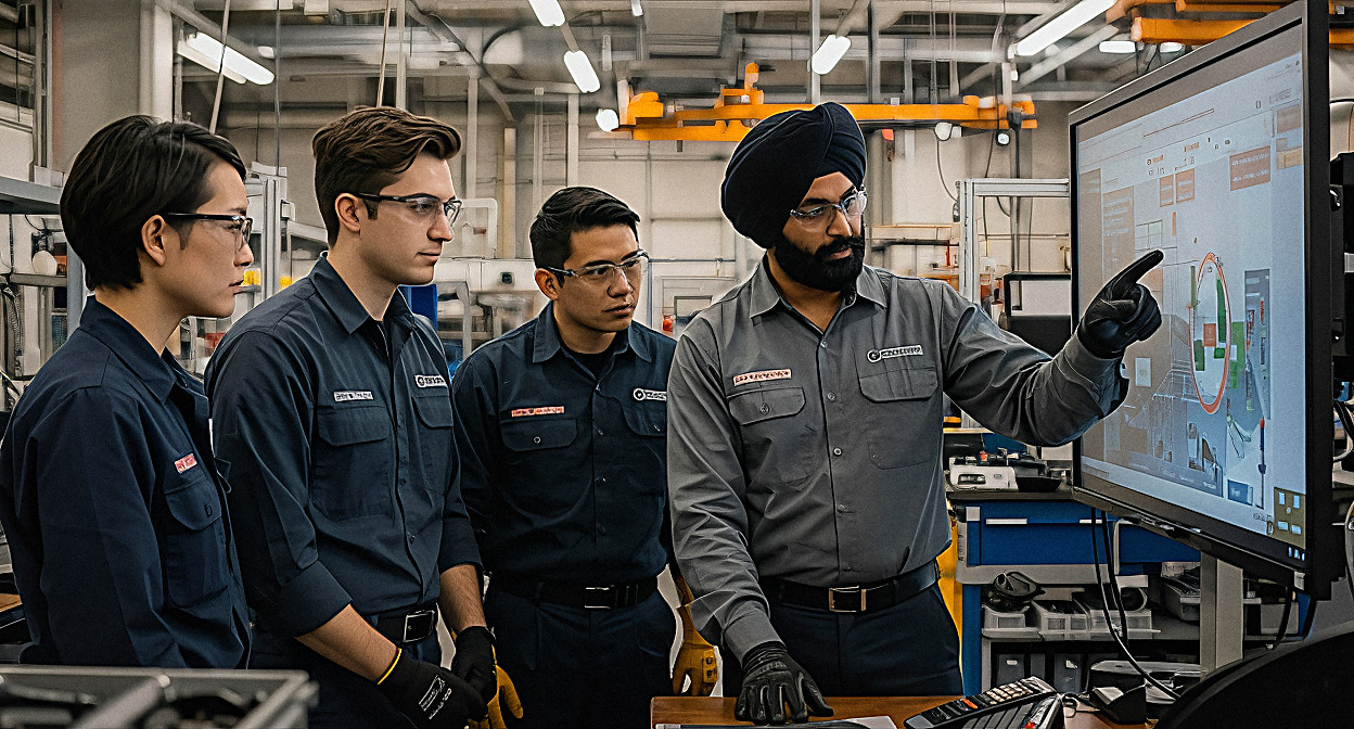EM3 engineers in an energy training workshop